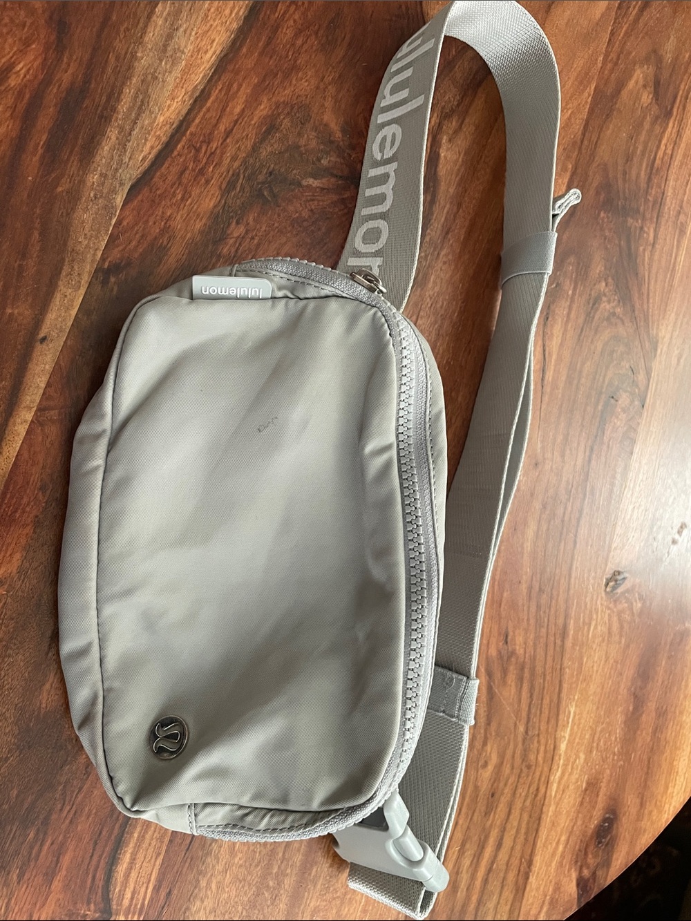 lululemon athletica Light Gray Sling Belt Bag